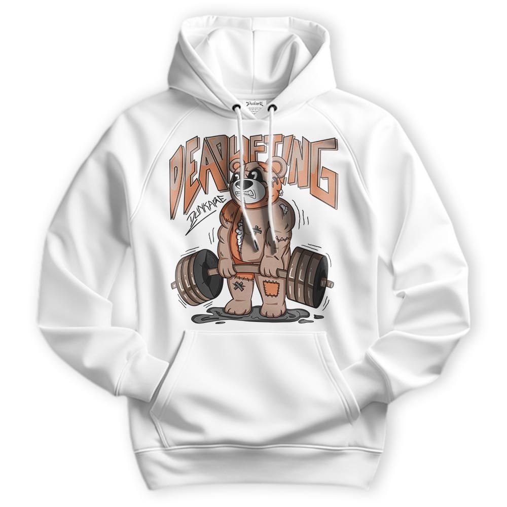 Sweatshirt To Match OG Latte 1s Hoodie - Deadlifting Bear Hoodie Unisex