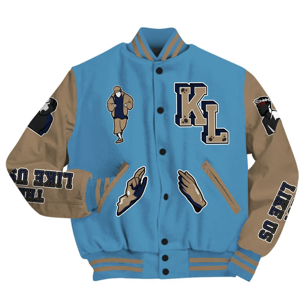 Varsity Jacket To Match Air Force 1 Stash - Dislike Us Graphic All Over Print