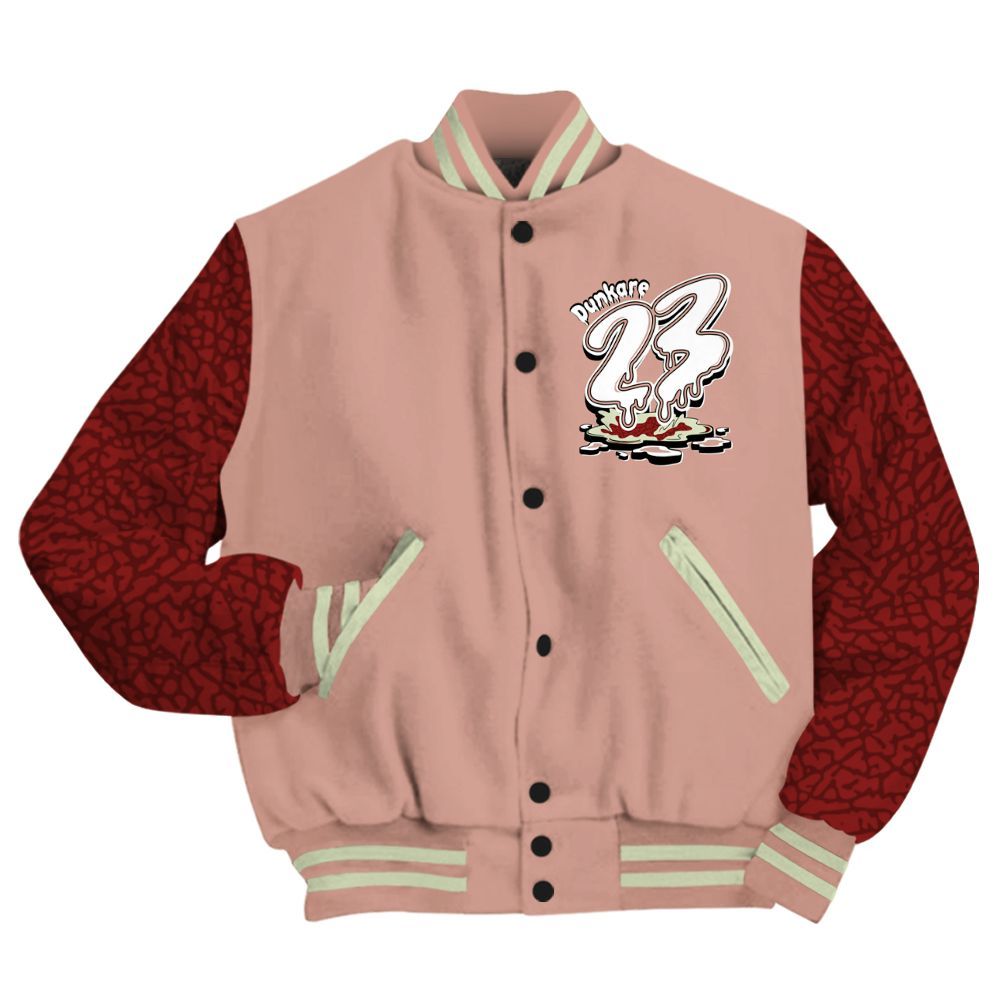 Varsity Jacket To Match Valentines Day 3s - Custom Name 23 Drip All Over Print