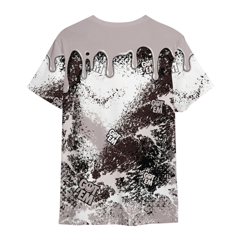 Shirt To Match AMM Air Smokey Mauve 6s - Dripping 23 Drip All Over Print