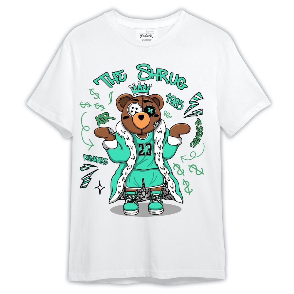 Shirt To Match Black Green Glow 3s - The Shrug Shirt Green Glow 3s Outfit