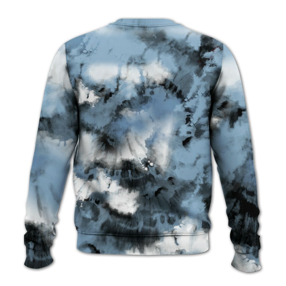 Sweatshirt To Match High University Blue 1s - SNEAKER Girl Money Drip Tie Dye All Over Print