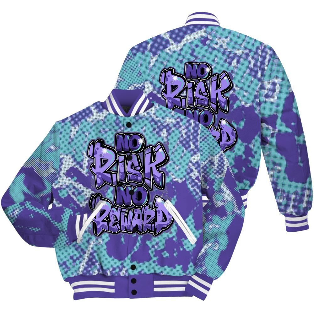 Varsity Jacket To Match Low Hornets 1s Shirt - No Risks No Reward Street All Over Print