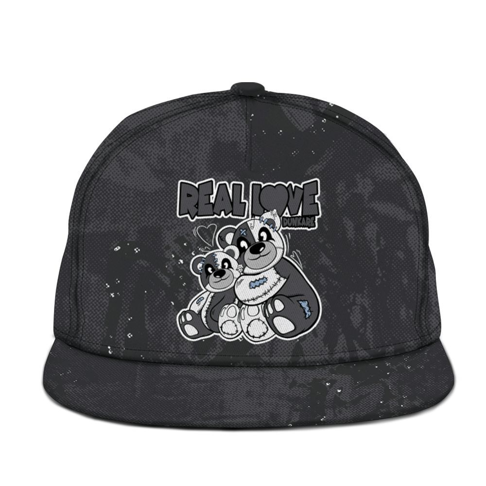 Snapback To Match Reverse Black White 6s - Sincere Fondness Bear Graphic