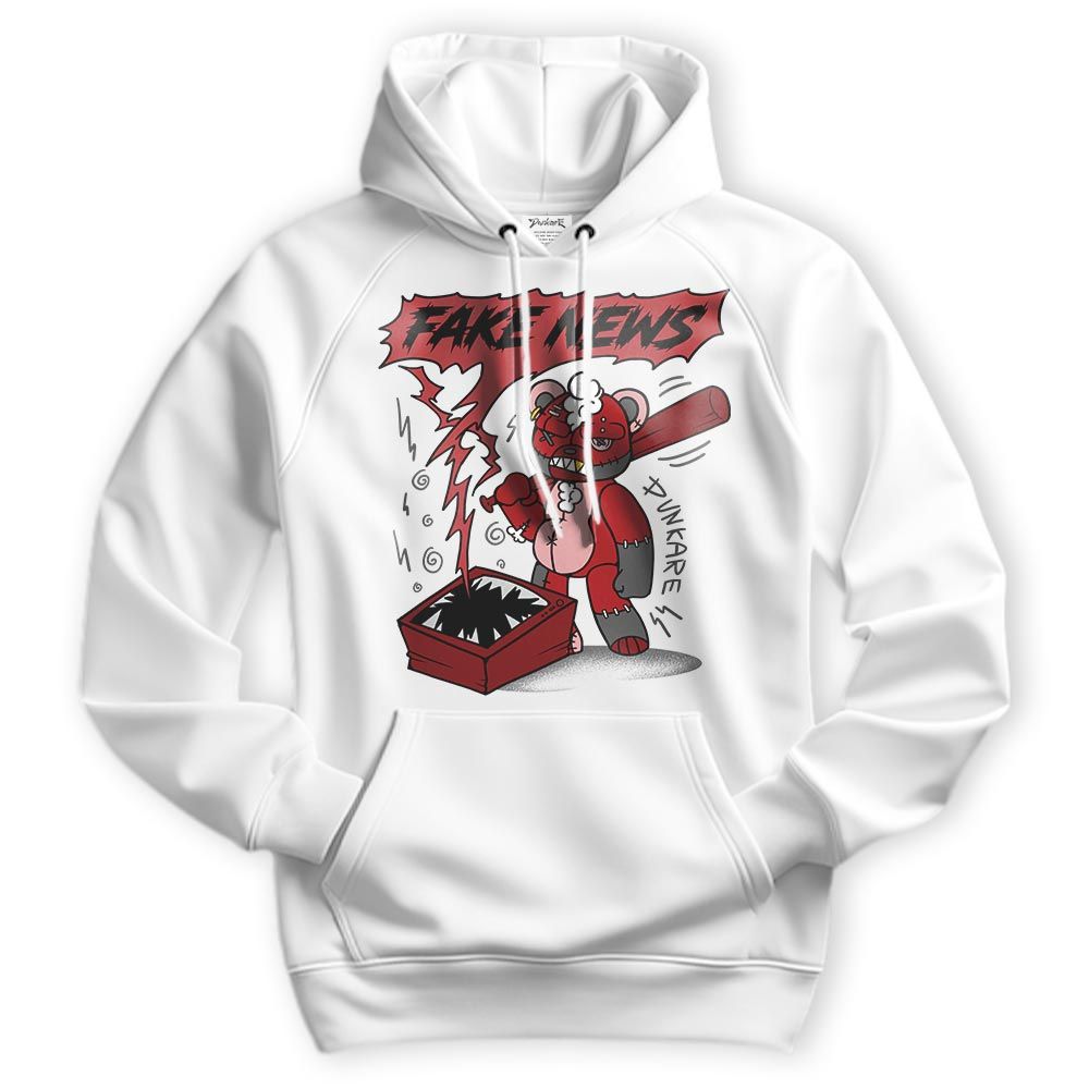 Sweatshirt To Match Red Taxi 12s Hoodie - False News Hugz Hoodie Unisex