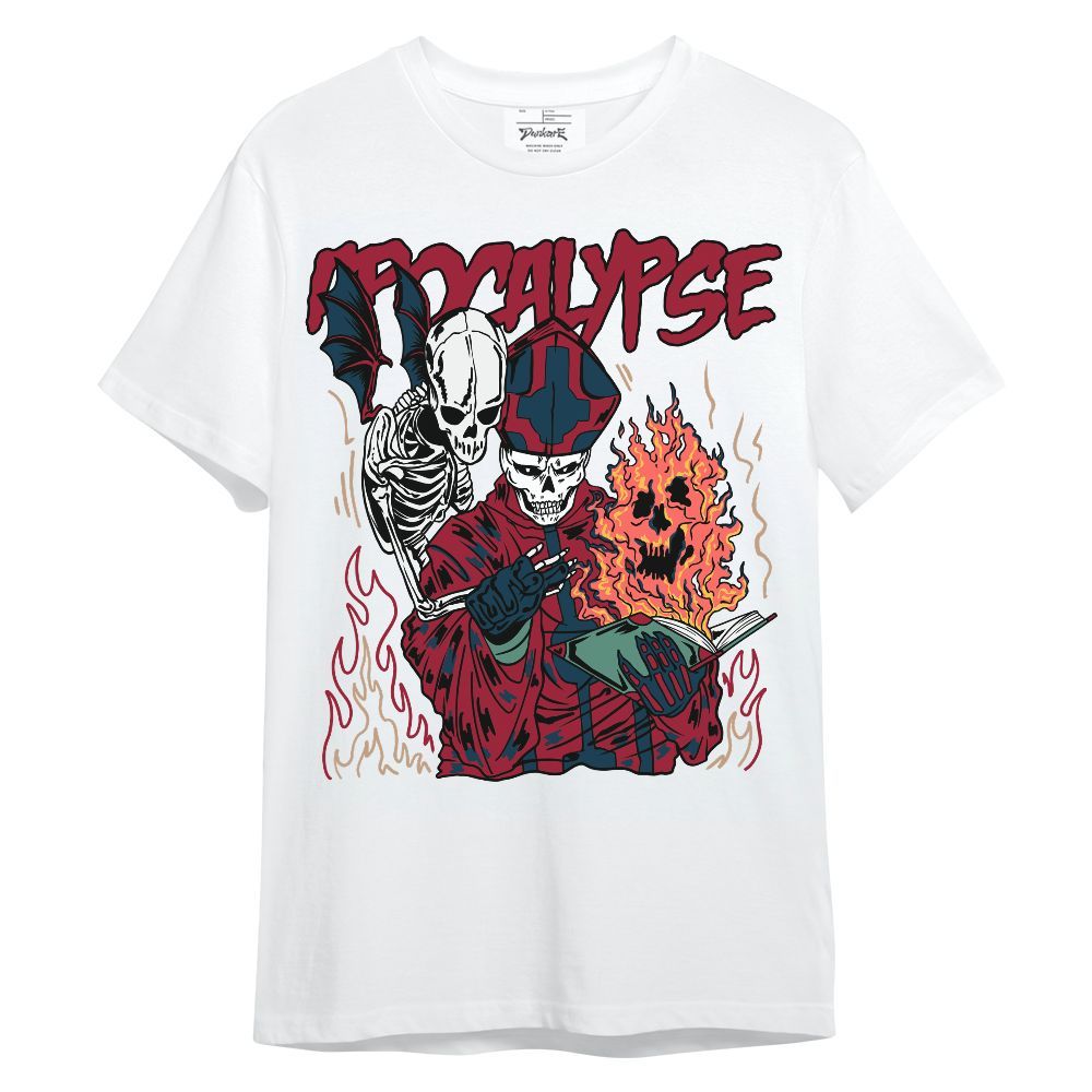 Shirt To Match Mid Multi Color 2022 1s - Apocalypse Skeleton Unisex Shirt