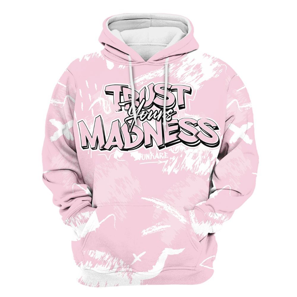 Hoodie To Match Orchid 4s - Trust Your Madness Retro All Over Print