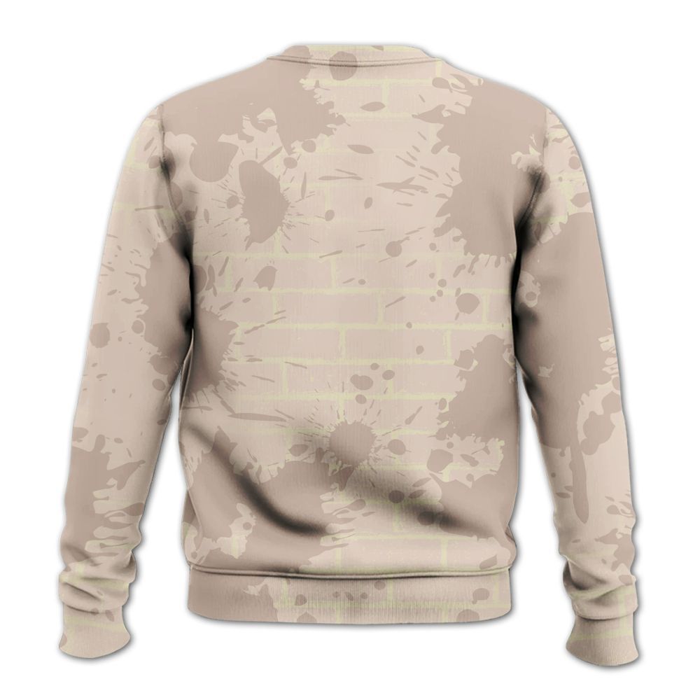 Sweatshirt To Match A Ma Maniere X Fossil Stone 4s - Allen Answer Skeleton Brick All Over Print