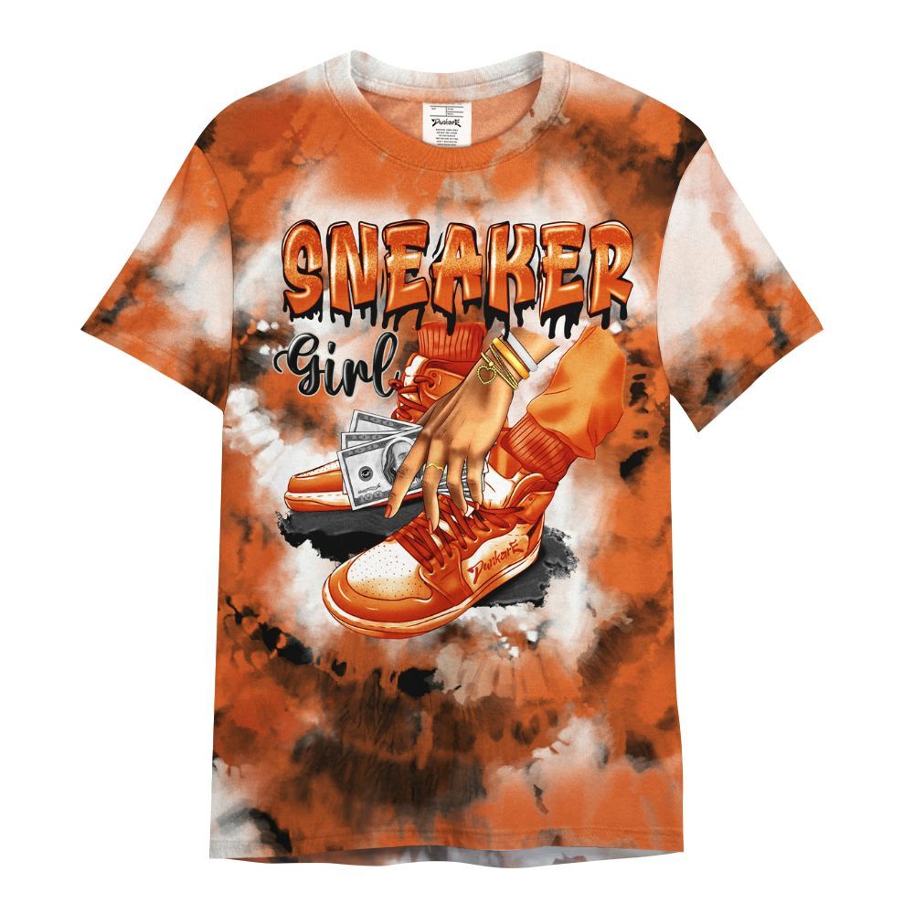 Shirt To Match High OG Starfish 1s - SNEAKER Girl Money Drip Tie Dye All Over Print