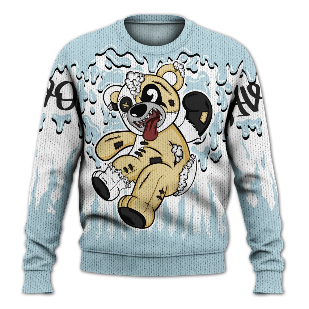 Knitted Sweater To Match Low Year Of The Snake 11s - Havok Bear Dripping