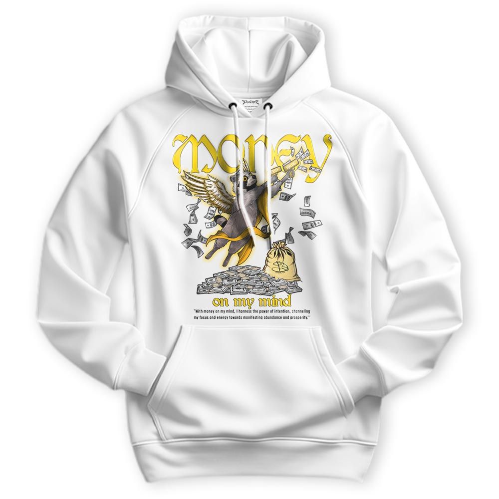 Sweatshirt To Match Vivid Sulfur 4s Hoodie - Money On My Mind Raccoon Hoodie Unisex