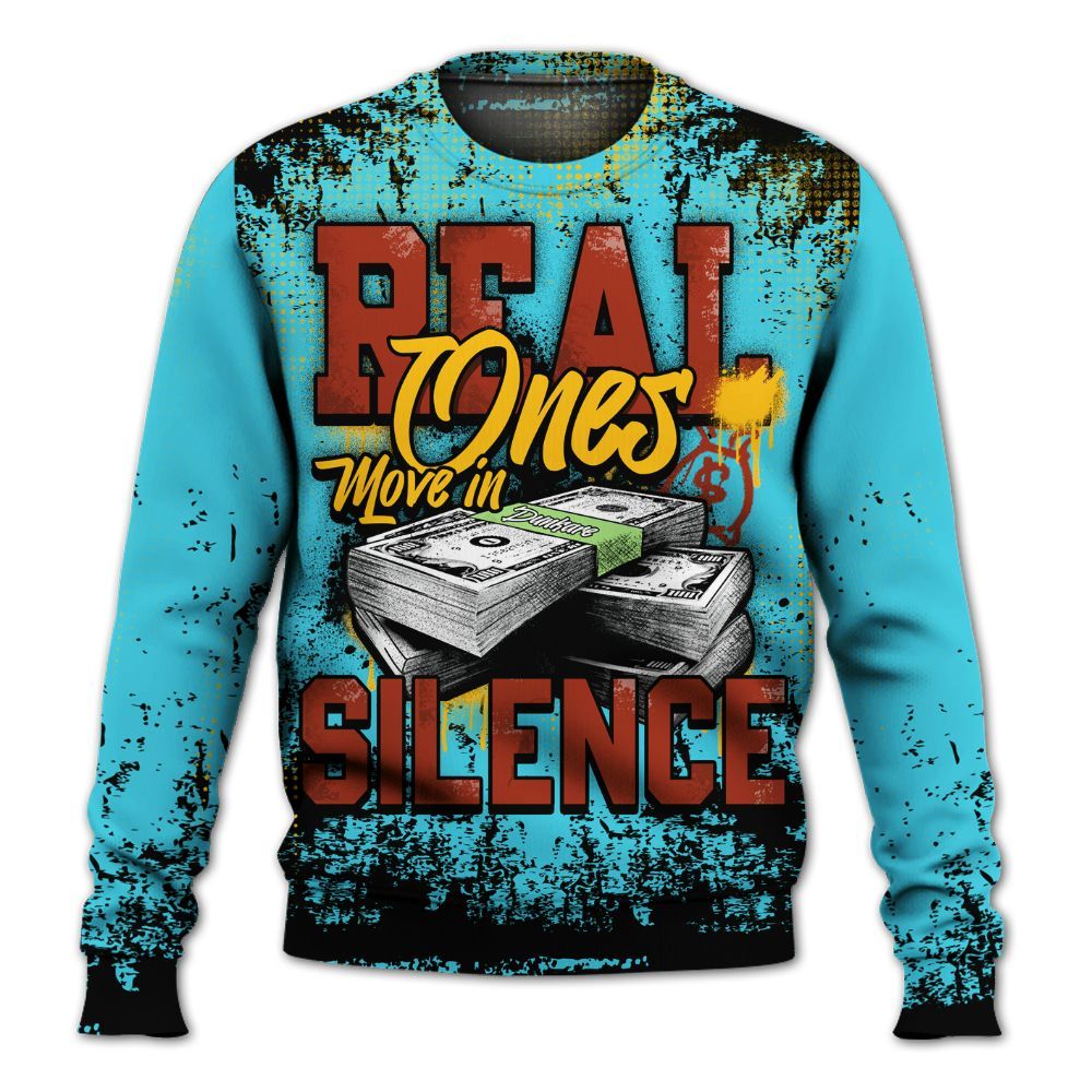 Sweatshirt To Match SB Dunk Di'Orr Greenwood - Move In Silence Money Street Retro All Over Print