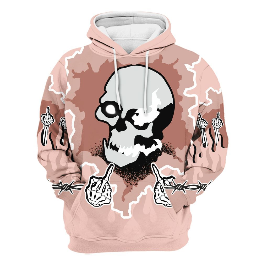 Hoodie To Match Low Legend Pink 11s - F Around Find Out Graphic Trapped All Over Print