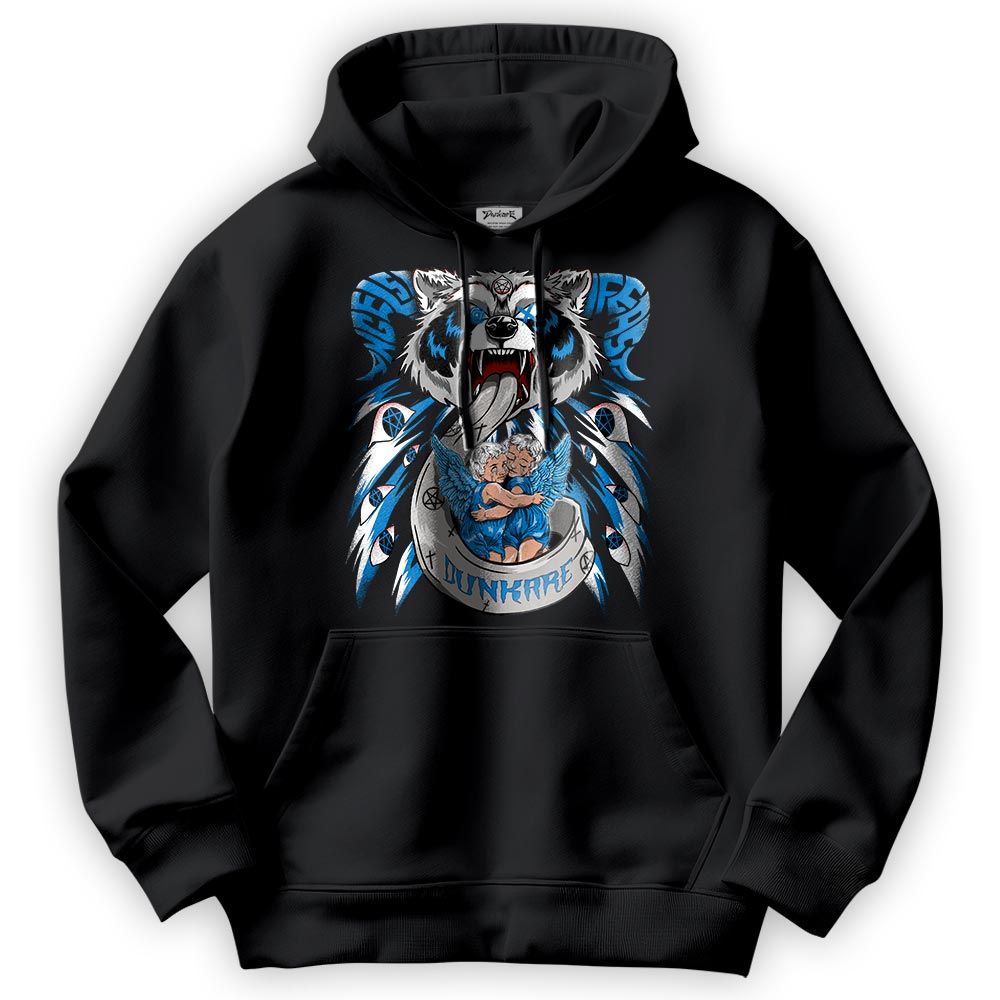 Sweatshirt To Match Hoodie Angels Feast Raccoon, Military Blue 4s To Match Sneaker DNY