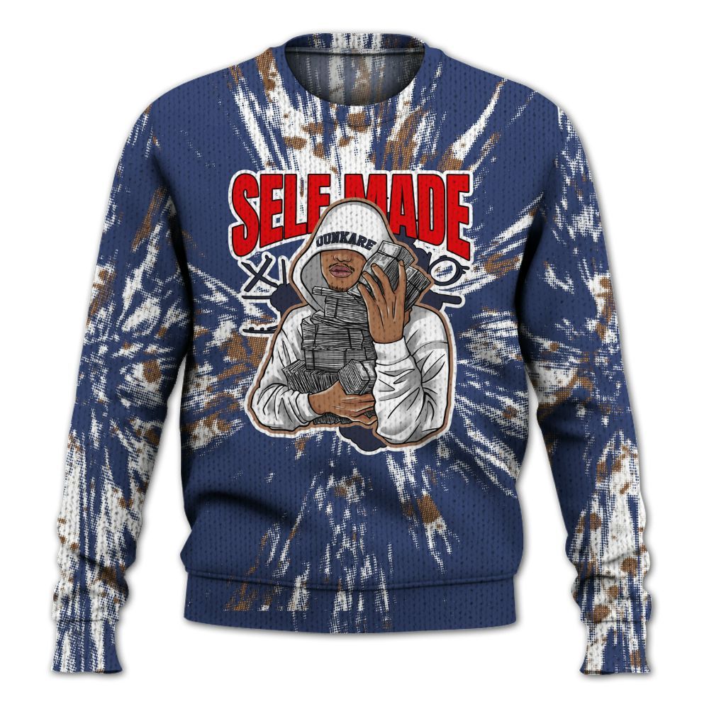 Knitted Sweater To Match Midnight Navy 13s - Selfmade Lux