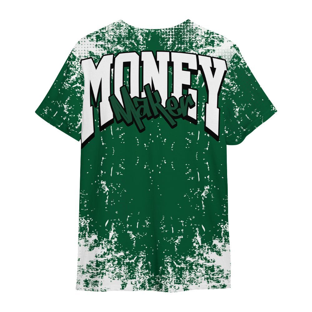 Shirt To Match High Gorge Green 1s - Move In Silence Money Street Retro All Over Print