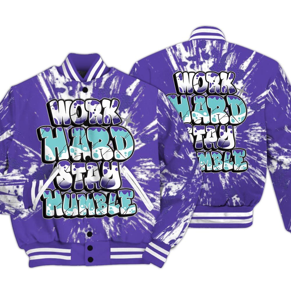 Varsity Jacket To Match Low Hornets 1s - Working Hard And Humble Luxury Varsity Jacket Unisex