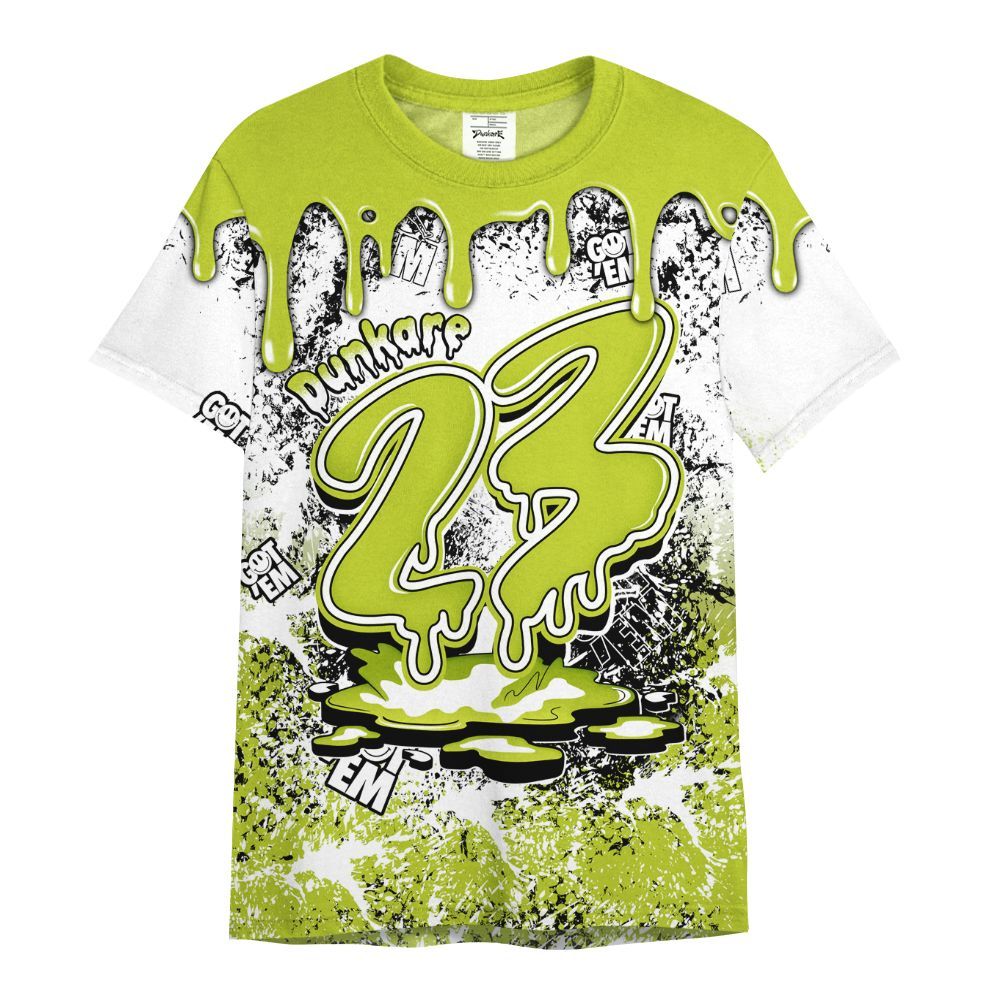 Shirt To Match Bright Cactus 13s - Dripping 23 Drip All Over Print