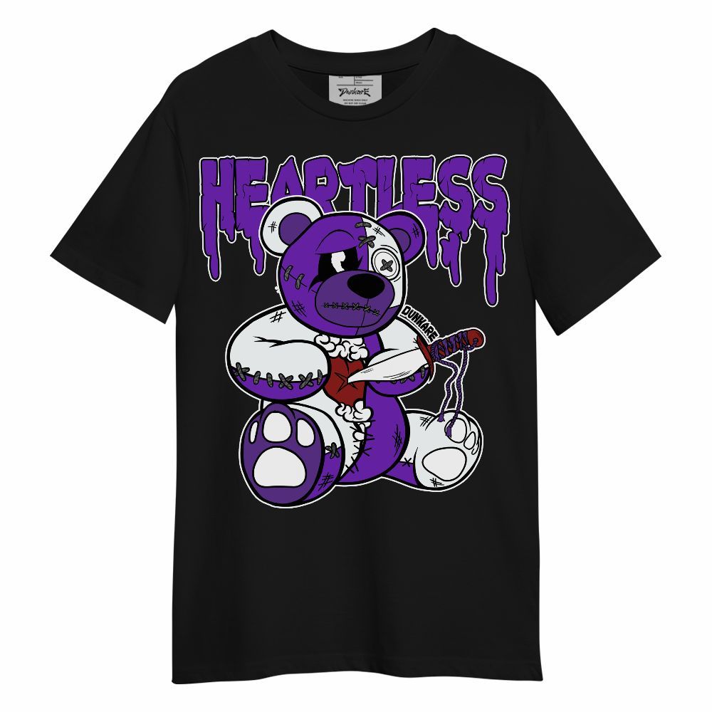 Shirt To Match Retro Dark Iris 3s - Heartless Bear Unisex Shirt