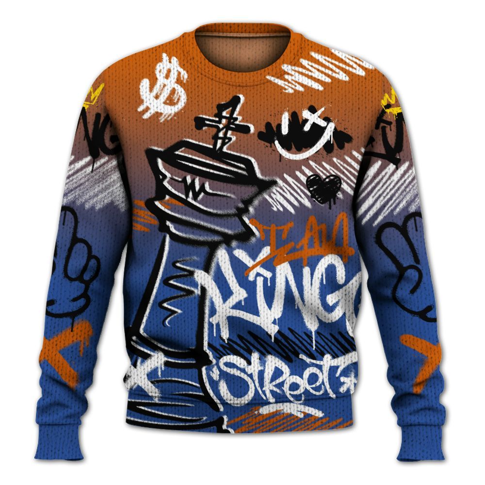 Knitted Sweater To Match Palermo GS League - Street King Chess Streetwear