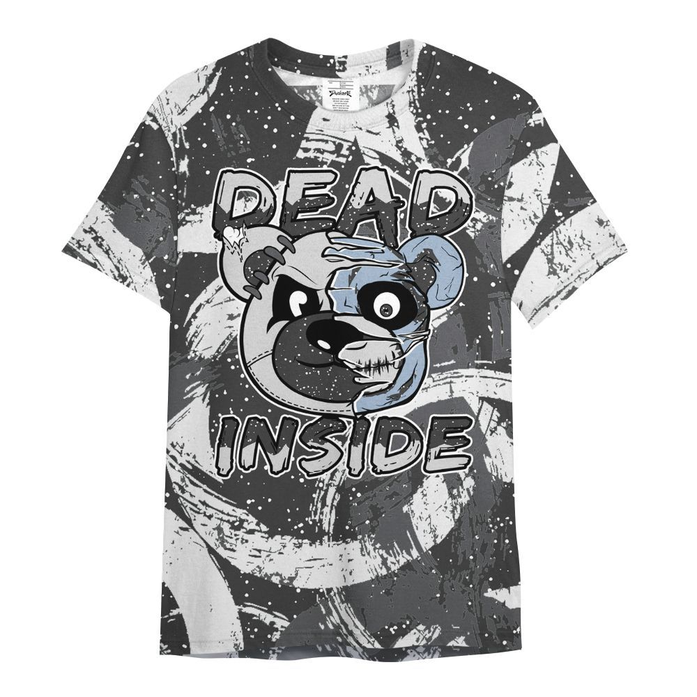 Shirt To Match Reverse Black White 6s - Lifeless Bear Circle Slpash All Over Print