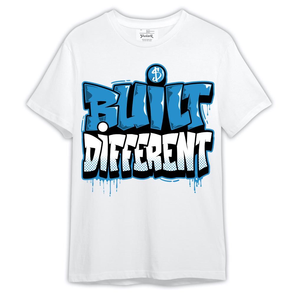 Shirt To Match Powder Blue 9s - Graphic Built Different Shirt Outfit