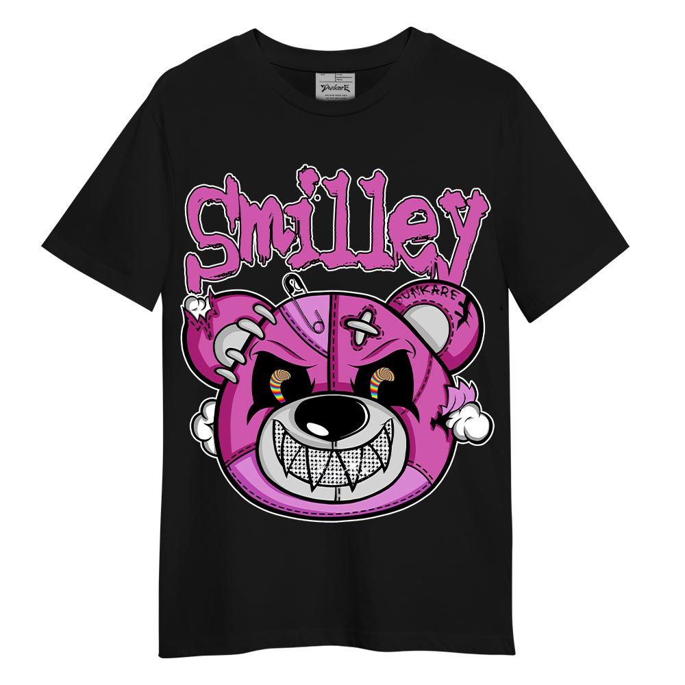 Shirt To Match T-Shirt Smilley Bear, Hyper Violet 4s T-Shirt To Match Sneaker 2404 NCMD