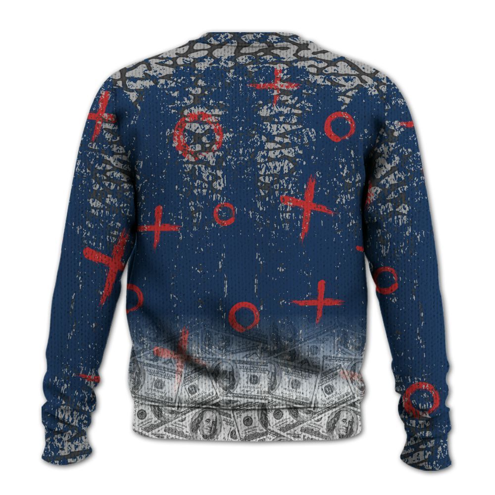 Knitted Sweater To Match SP Sport Royal 3s - Selfmade Unique Grunge