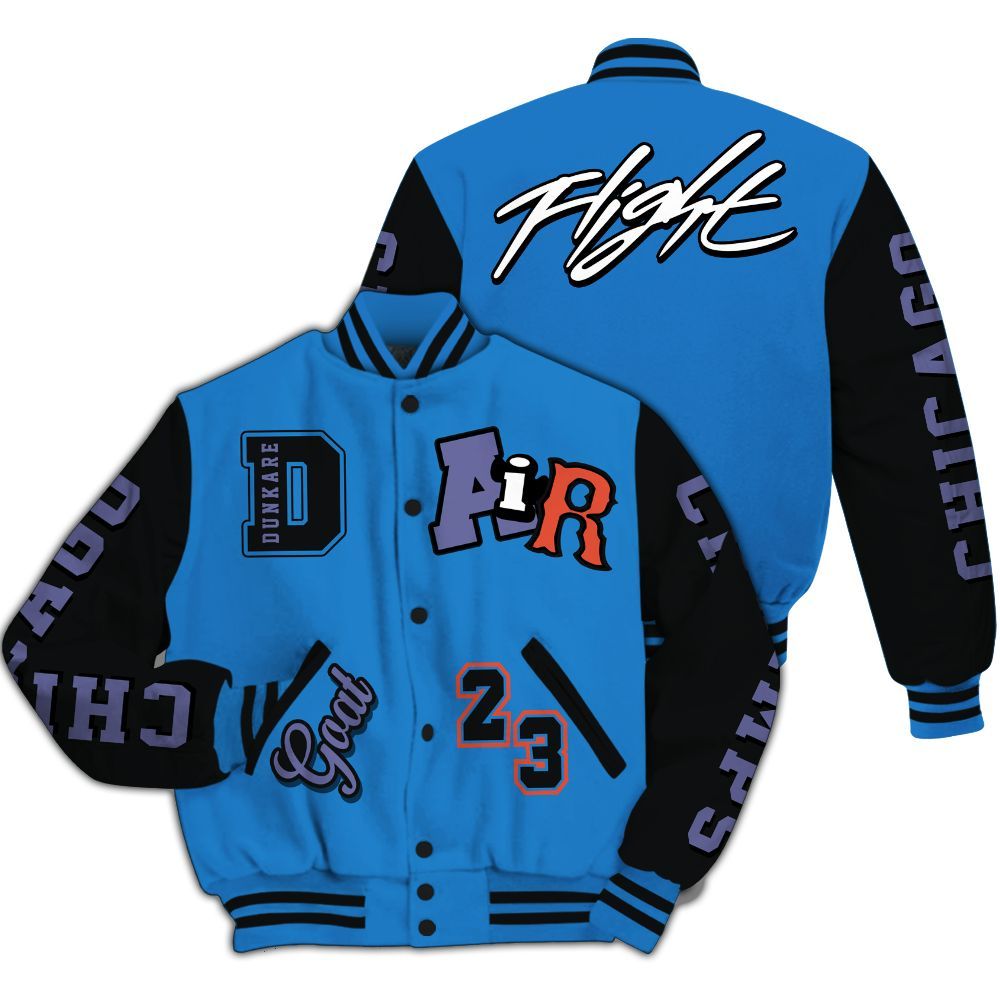 Varsity Jacket To Match Hi-Res Blue 700s - AIR Number 23 GOAT All Over Print
