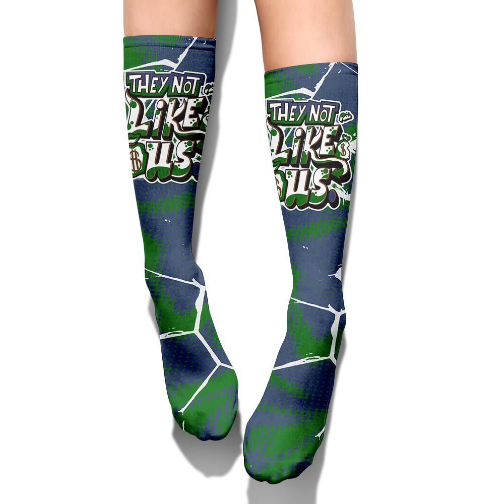 Sock To Match Midnight Navy 13s - Dislike Us Graphic Crack