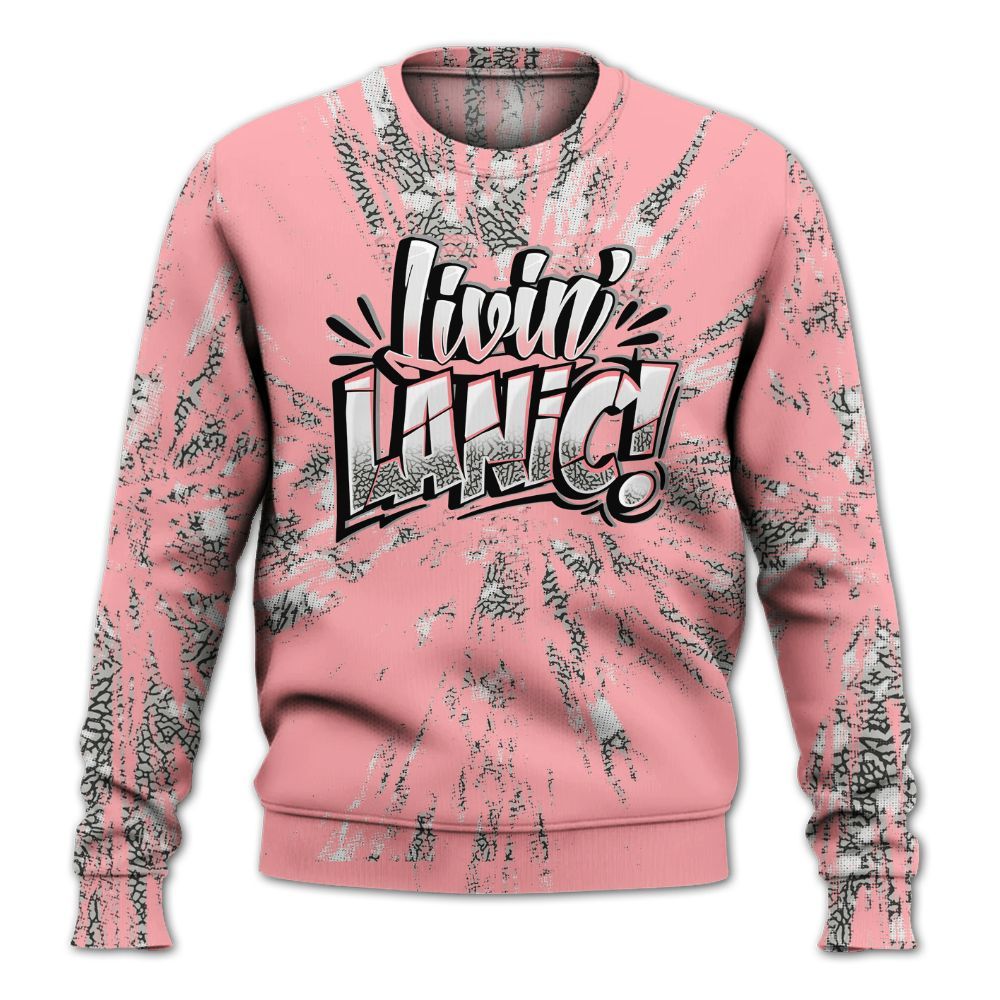 Sweatshirt To Match Retro Wings 3s - Living Large Graphic Luxury All Over Print