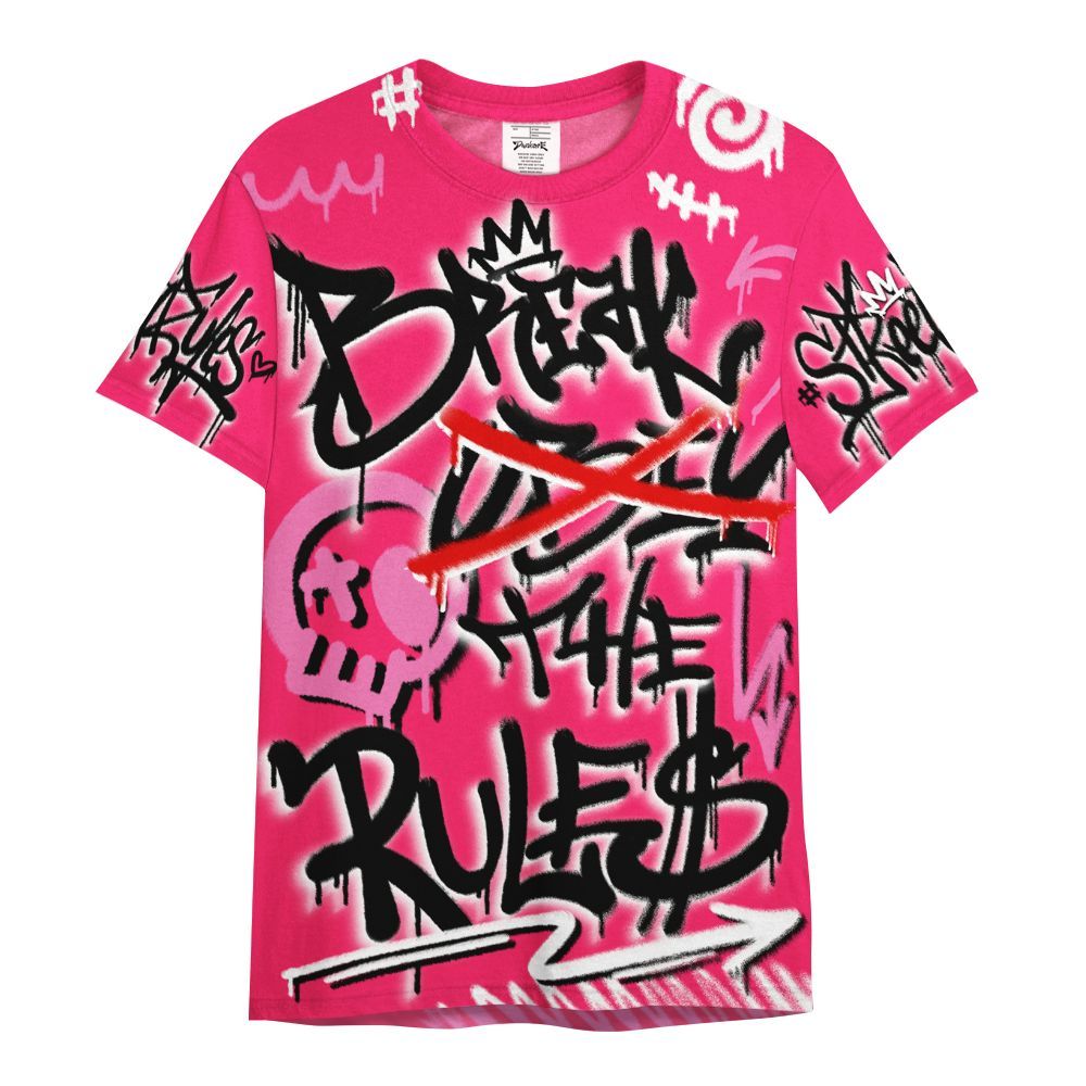 Shirt To Match Air VaporMax Plus Triple Pink - Break Rules Streetwear All Over Print