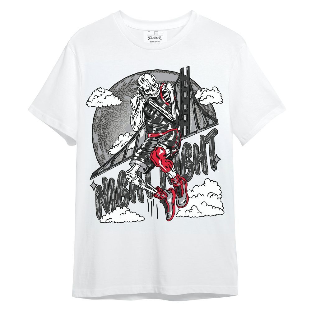 Shirt To Match Black Cement 3s - Seeya Skeleton Unisex Shirt