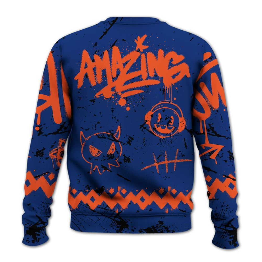 Sweatshirt To Match Suede GS League - Friday Sneaker Crayon All Over Print