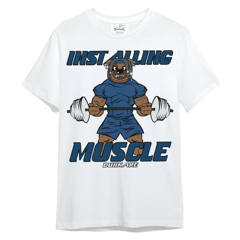 Shirt To Match High OG Midnight Navy 1s - Installing Muscle Bear Unisex Shirt