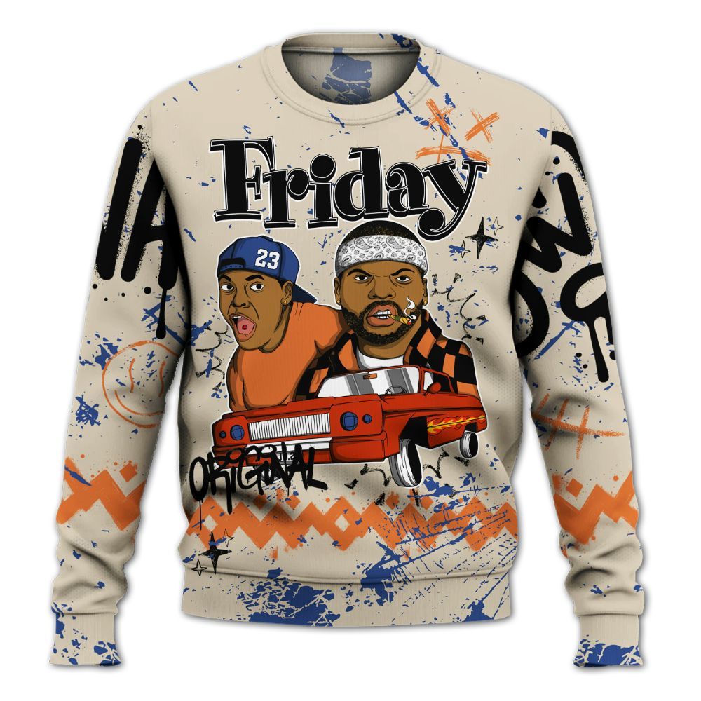 Sweatshirt To Match Air Max 90 Rattan Birch - Friday Sneaker Crayon All Over Print