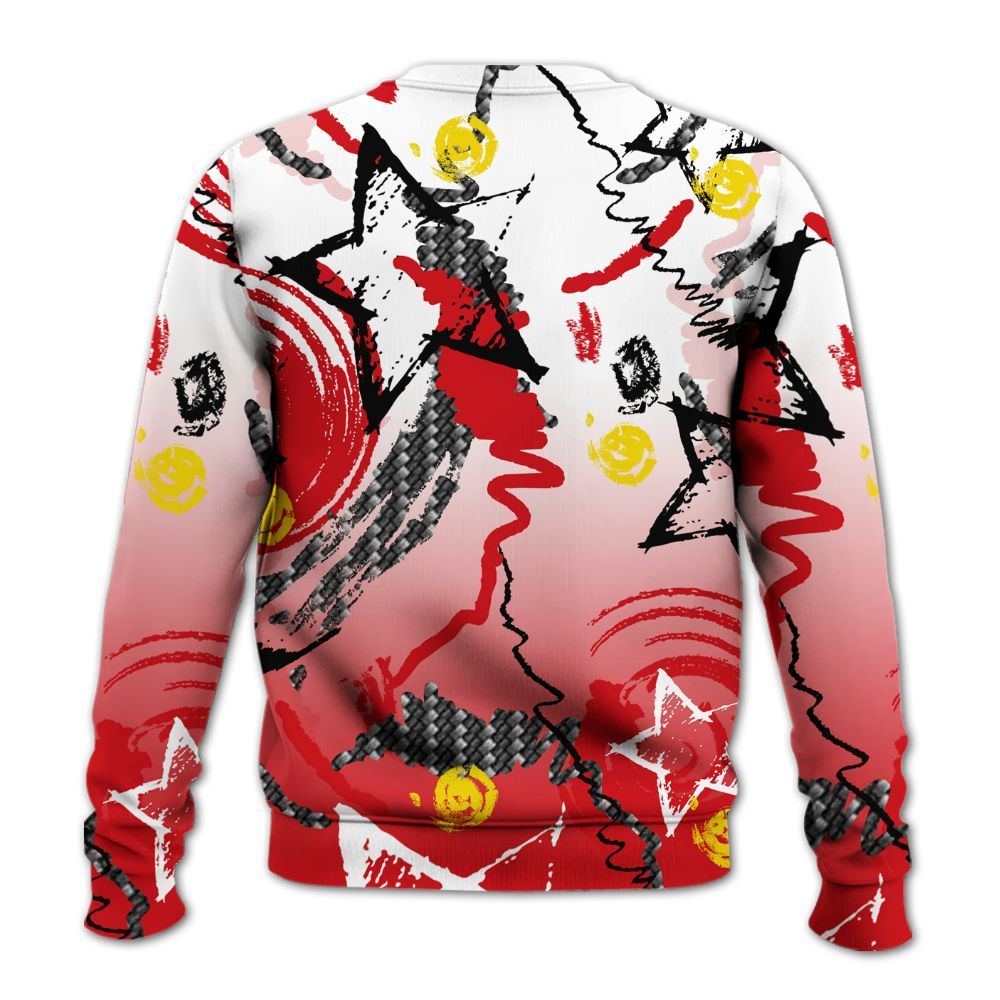 Sweatshirt To Match Ferrari 14s - Grind Shine Later Drip All Over Print
