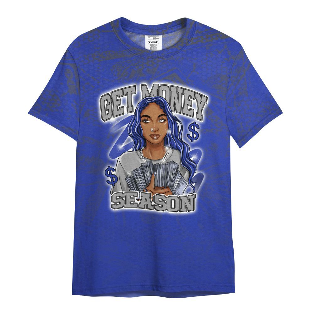 Shirt To Match Air Max Plus Black Racer Blue - Get Moneys Season Banknote All Over Print