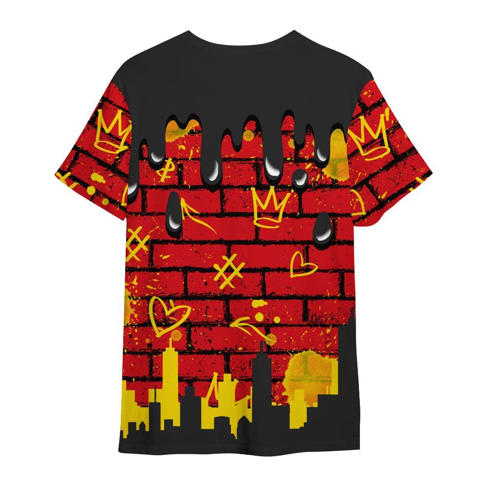 Shirt To Match Ferrari 14s - Hustles Grind Pray Drip All Over Print