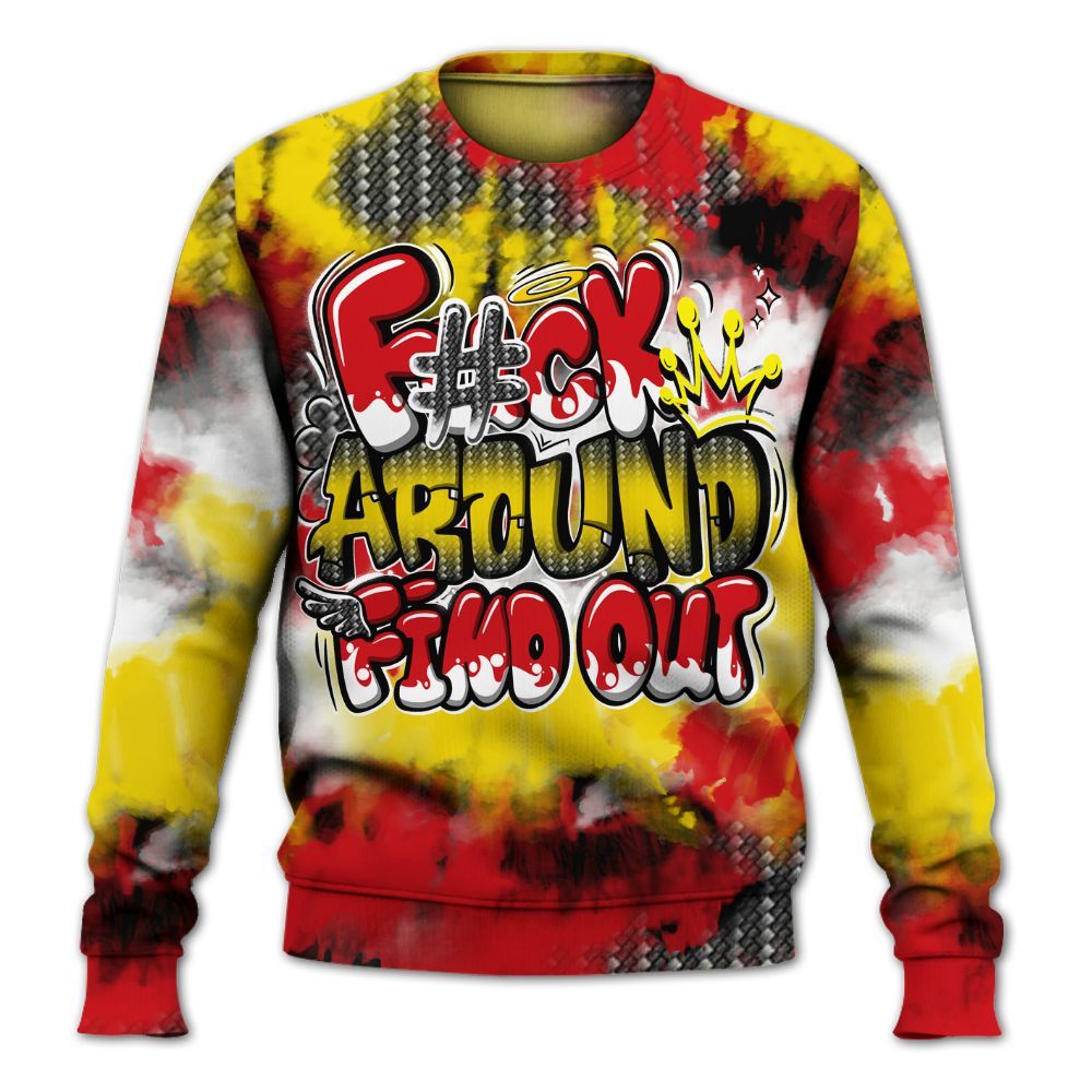 Sweatshirt To Match Ferrari 14s - FK Around Find Out All Over Print