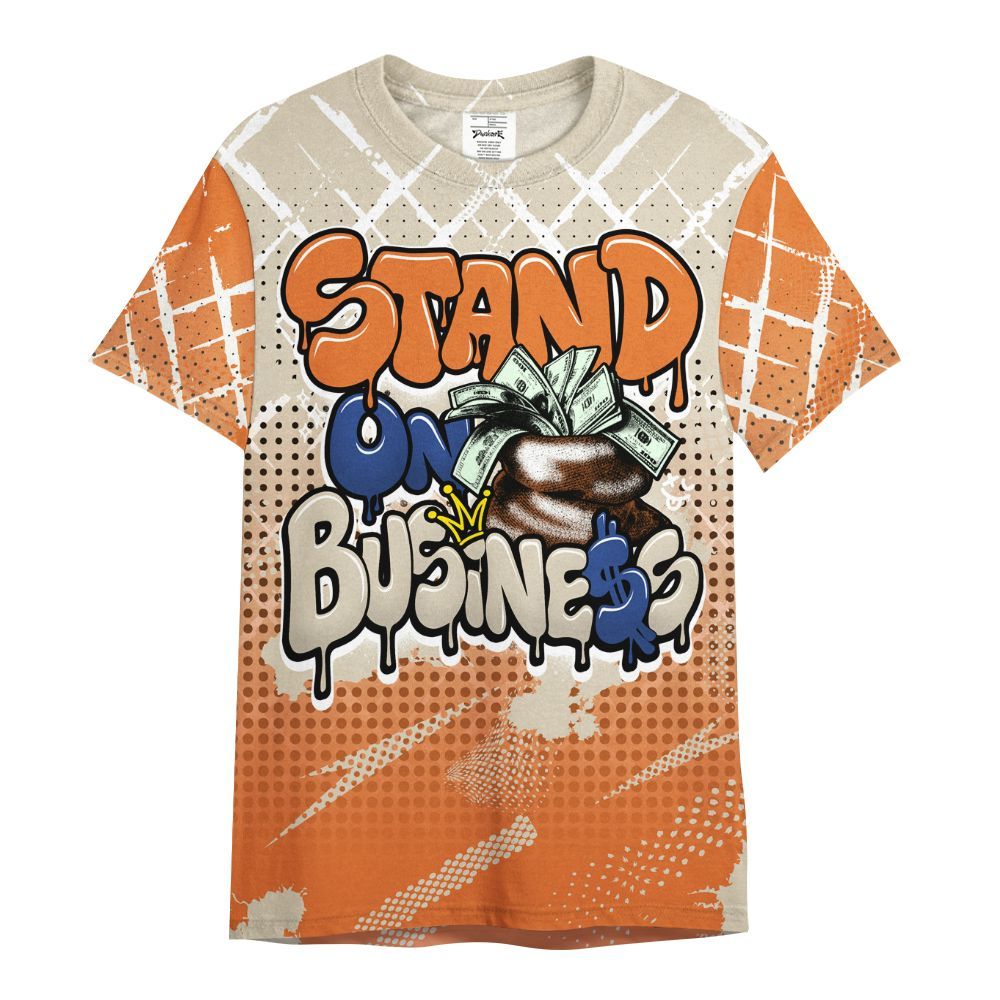 Shirt To Match Air Max 90 Rattan Birch - Halftone Stand Business Dripping All Over Print