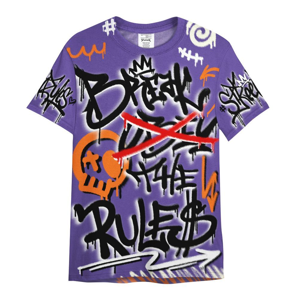 Shirt To Match Air Max Waffle SP Voltage Purple - Break Rules Streetwear All Over Print