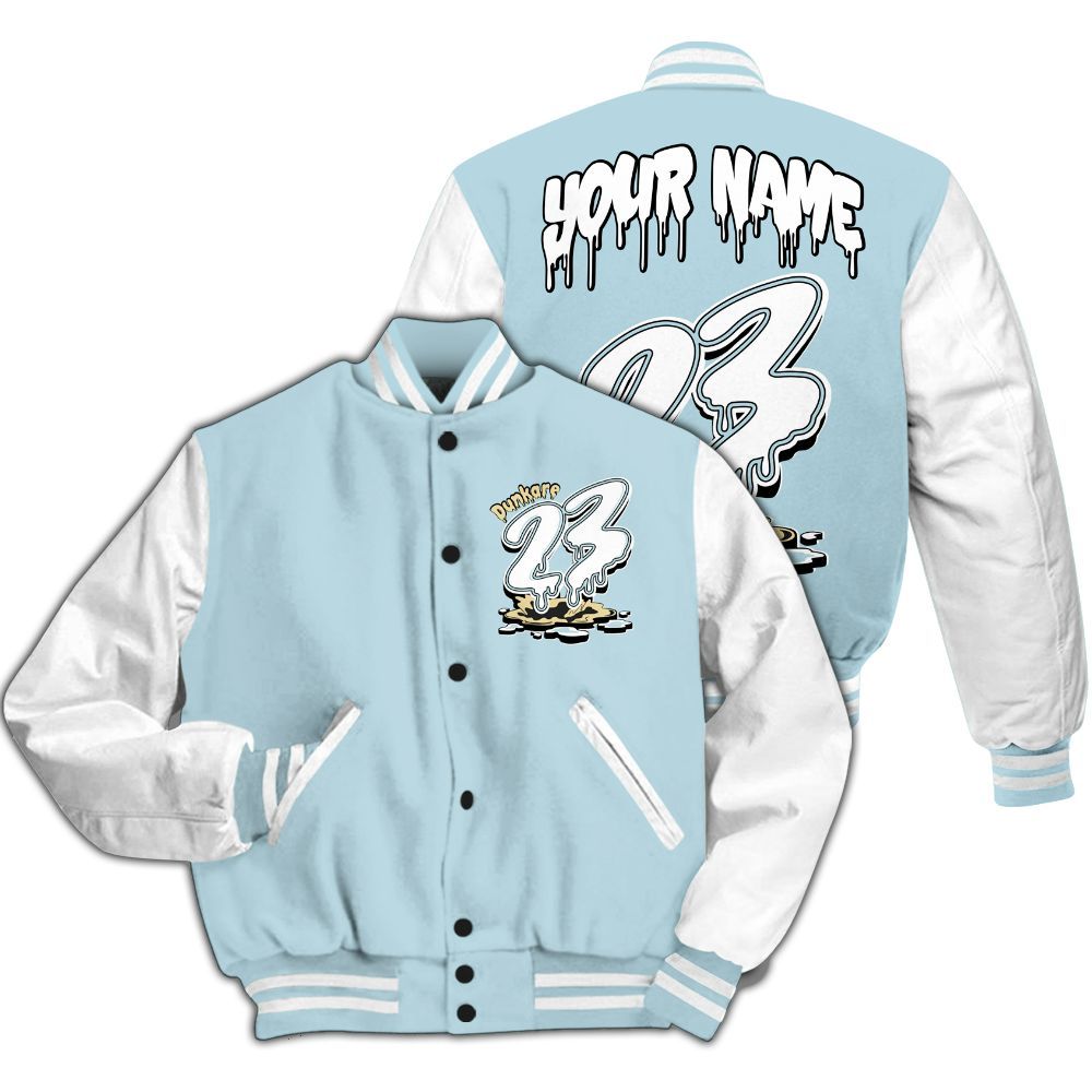 Varsity Jacket To Match Low Year Of The Snake 11s - Custom Name 23 Drip All Over Print