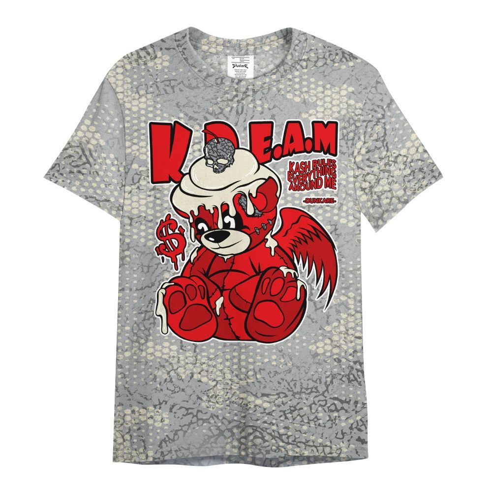 Shirt To Match Cement Grey 3s - Loot Bear All Over Print