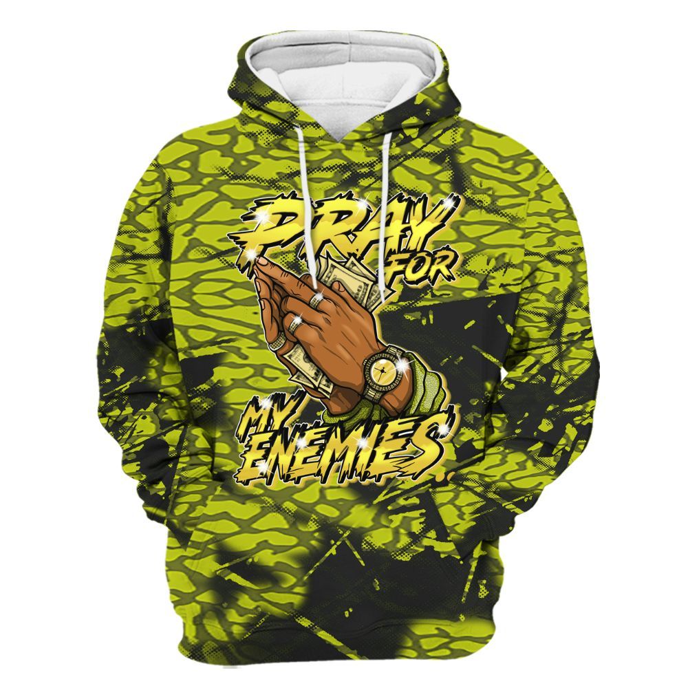 Hoodie To Match Dunk Low QS Halloween Skull - Prayed For Enemies Graphic All Over Print