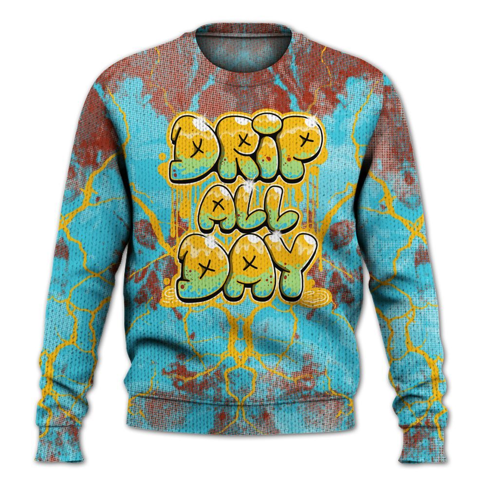 Knitted Sweater To Match SB Dunk Di'Orr Greenwood - DRIPPIN Days Graphic Halloween