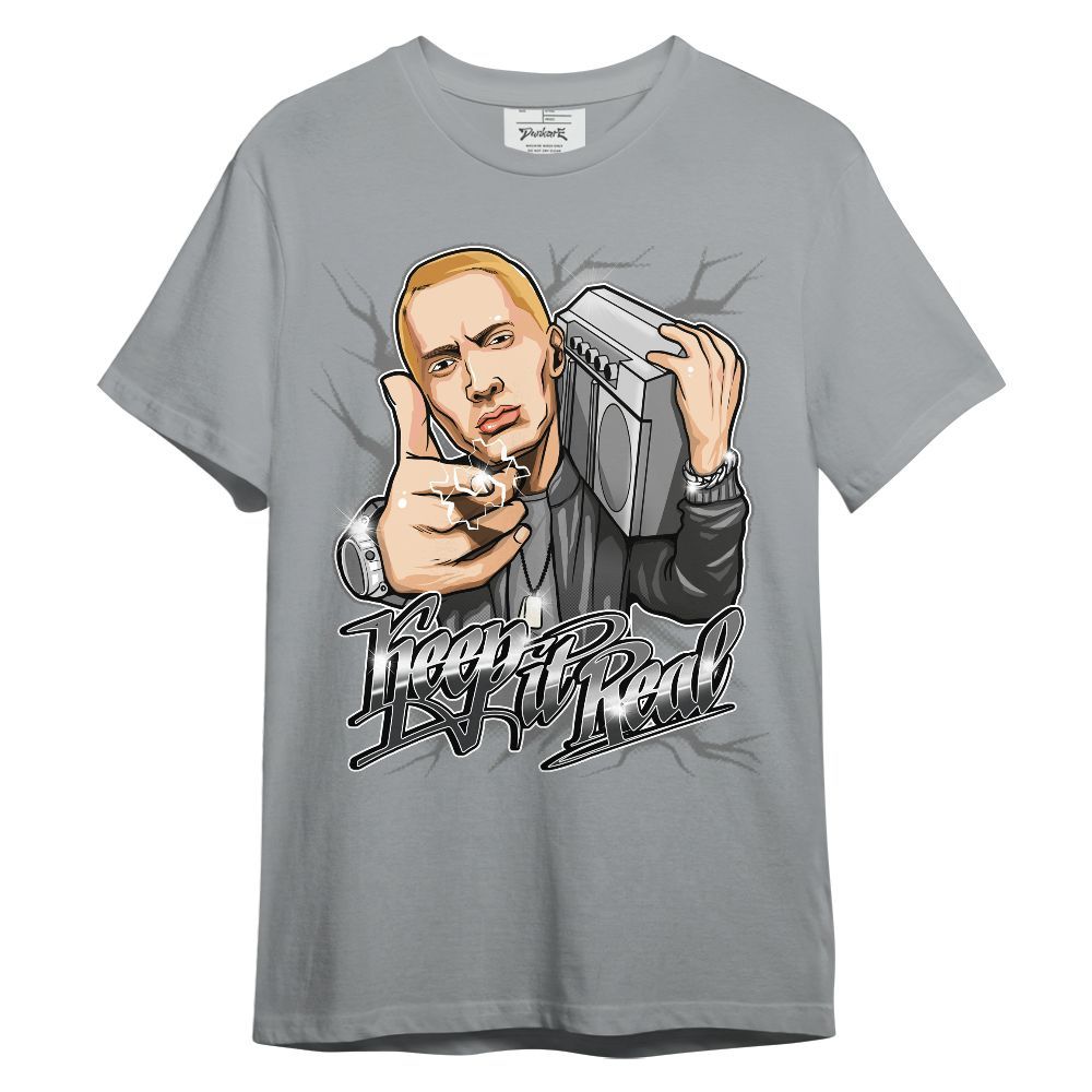 Shirt To Match Black Wolf Grey 12s - Keeping Real Rapper Shirt Graphic Unisex Shirt