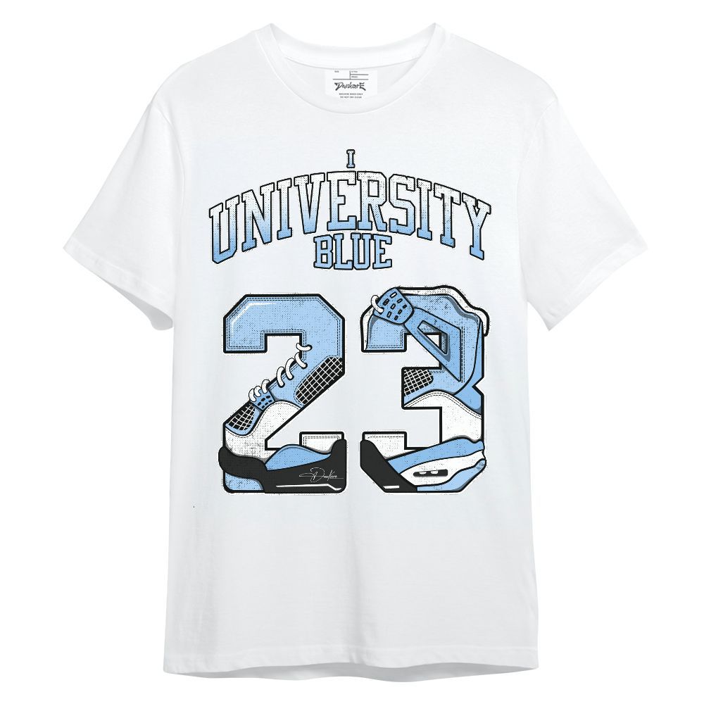 Shirt To Match High University Blue 1s - Number 23 Dirty 4s Unisex Shirt