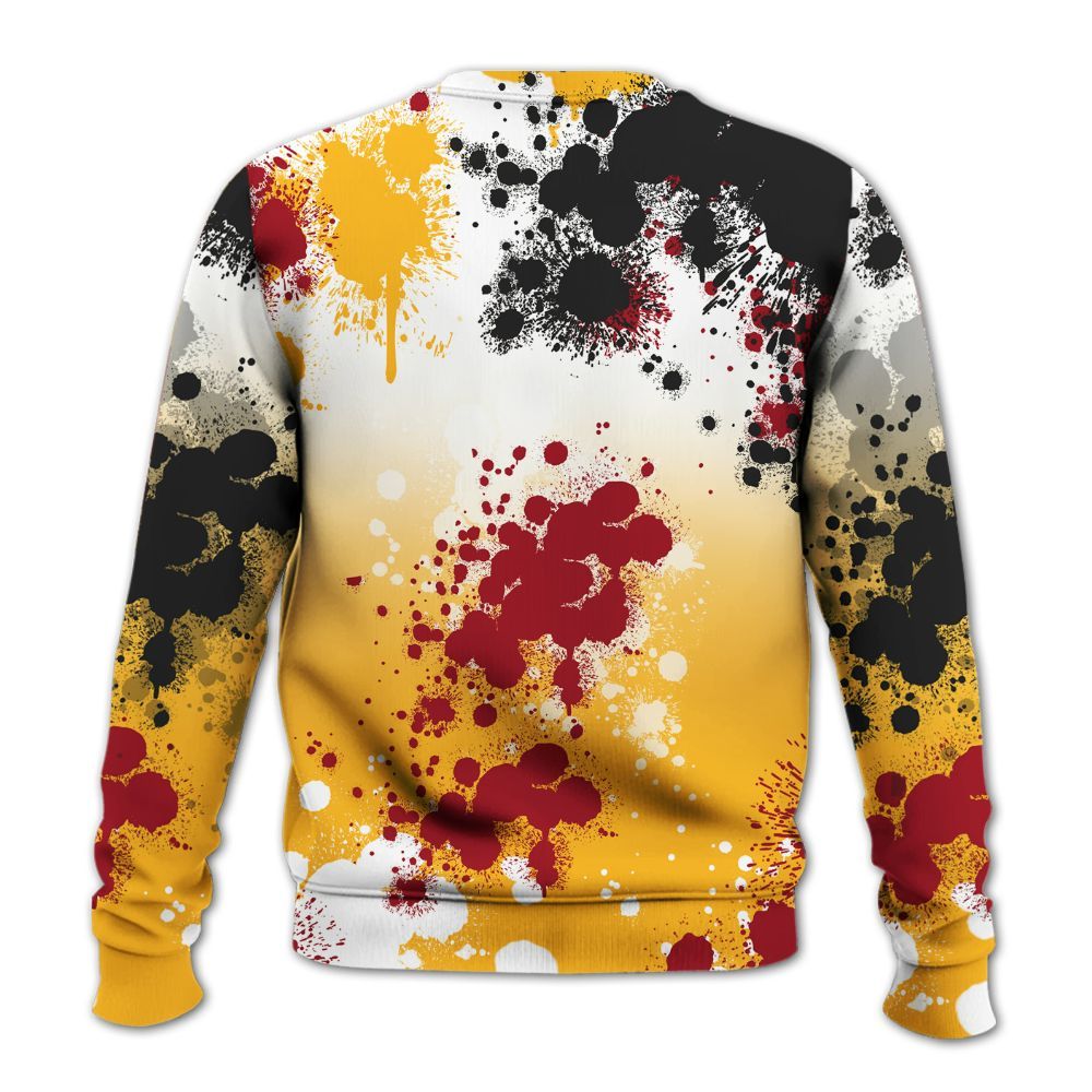 Sweatshirt To Match White Taxi 12s Shirt, Trust No One Scary All Over Print