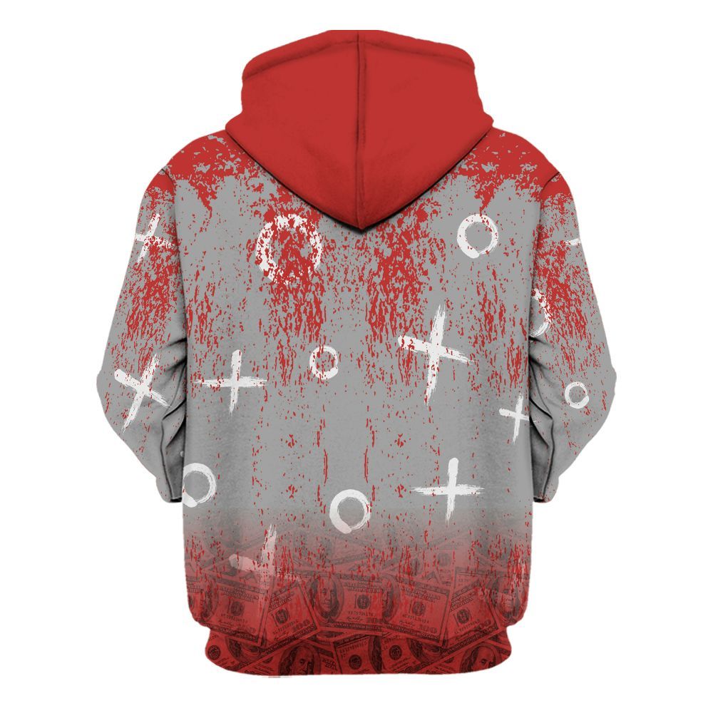 Hoodie To Match Bred Reimagined 4s - Selfmade Unique Drip All Over Print